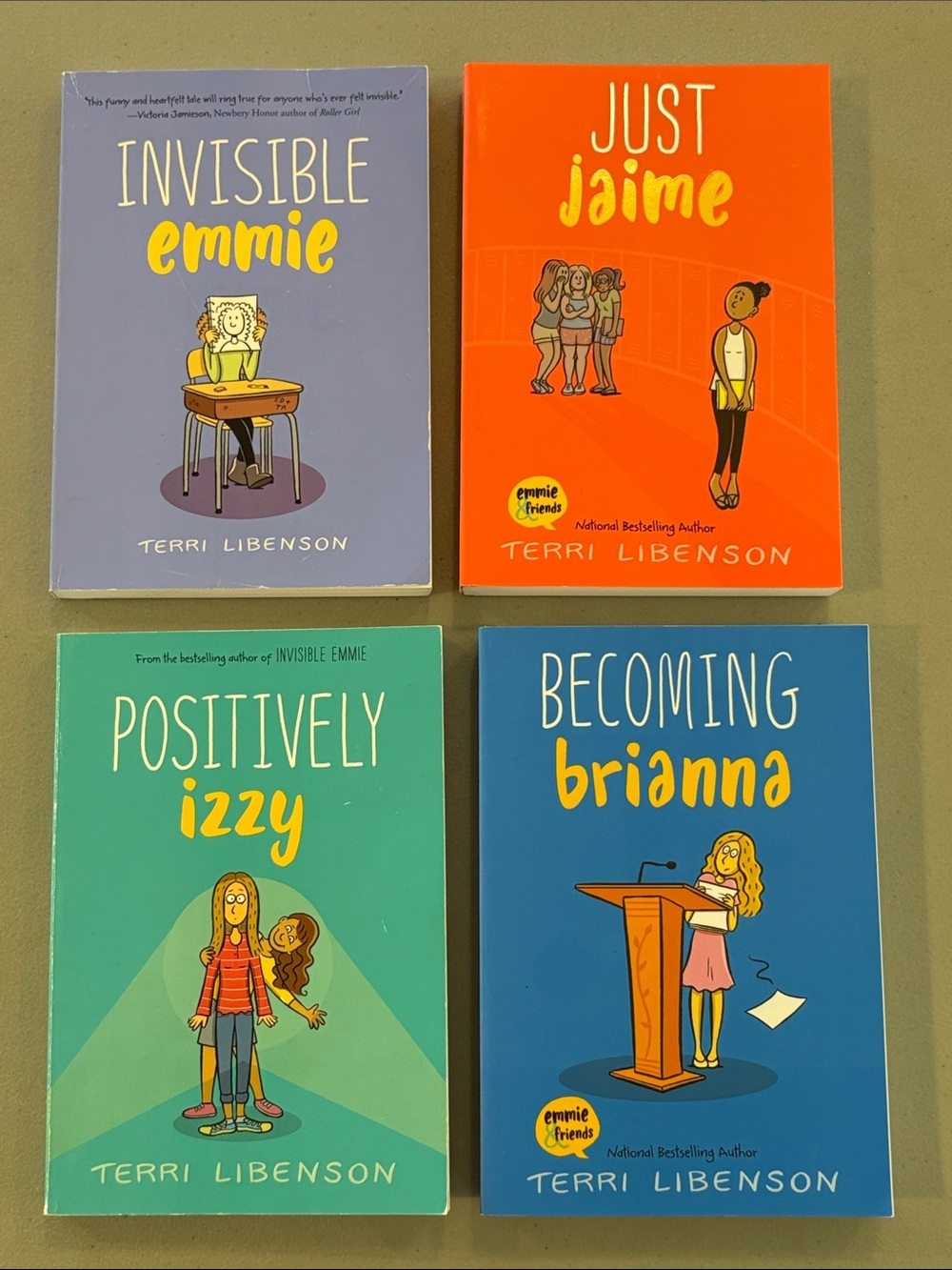 Emmie & Friends Series Book Set by Terri Libenson